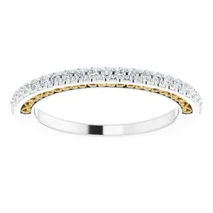 14K WhiteYellow 15 CTW Diamond Anniversary Band123126603PSTWBC WB Choice Jewelry Rings