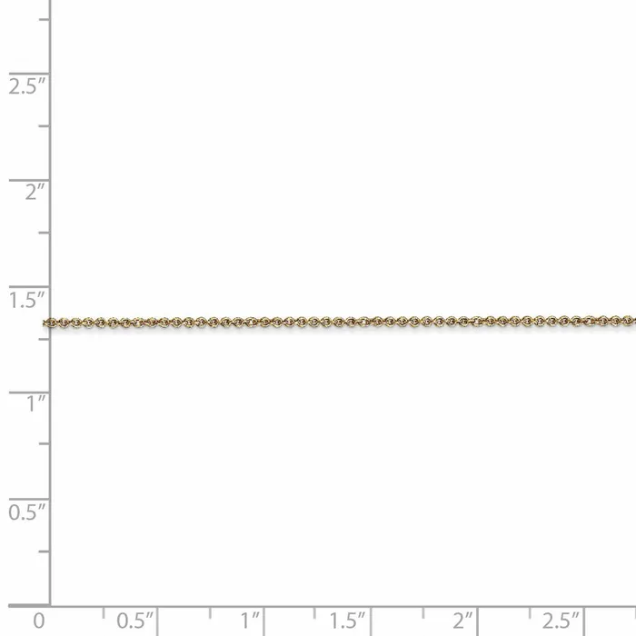 18K Leslies 115mm DC Cable ChainWBC18LP1518 WB Choice Jewelry Necklaces