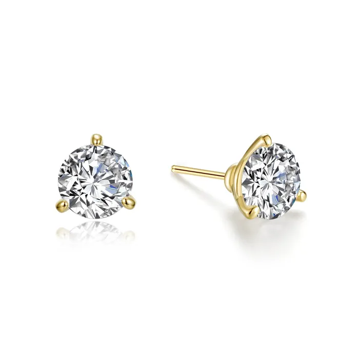 Lafonn Earrings 25 CTW 3 Prong Stud Earrings