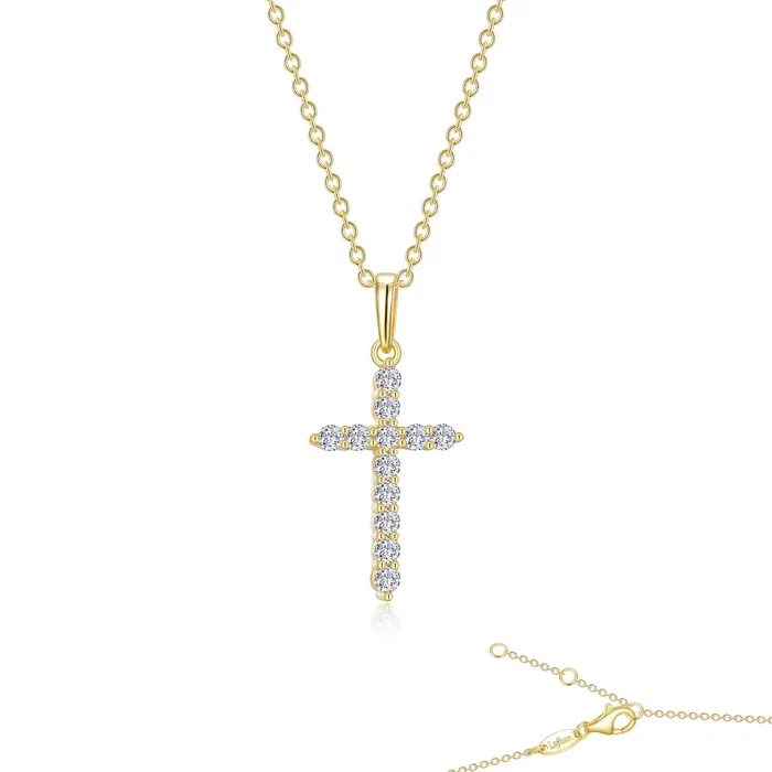 Necklaces 036 CTW Cross Pendant Necklace Lafonn
