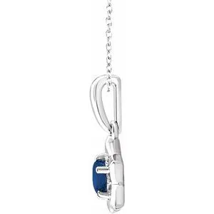 Necklaces WB Choice Jewelry 14K White 3 mm Round September Youth Star Birthstone 15 Necklace653418656PSTWBC Necklaces WB Choice Jewelry 14K White 3 mm Round September Youth Star Birthstone 15 Necklace653418656PSTWBC