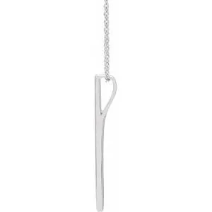 Necklaces WB Choice Jewelry 14K White Bar 1618 Necklace5151760005PSTWBC Necklaces WB Choice Jewelry 14K White Bar 1618 Necklace5151760005PSTWBC