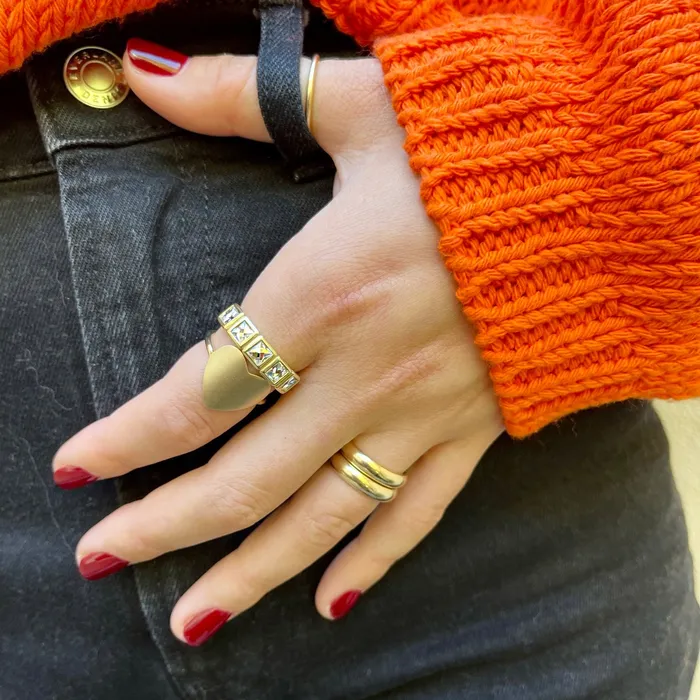 Rings Shylee Rose Jewelry Wide Layering Ring