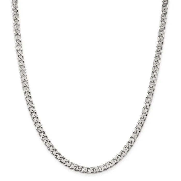 Rings WB Choice Jewelry Sterling Silver Polished 5mm Curb ChainWBCQFC14726 Rings WB Choice Jewelry Sterling Silver Polished 5mm Curb ChainWBCQFC14726