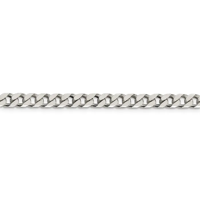 Rings WB Choice Jewelry Sterling Silver Polished 5mm Curb ChainWBCQFC14726 Rings WB Choice Jewelry Sterling Silver Polished 5mm Curb ChainWBCQFC14726