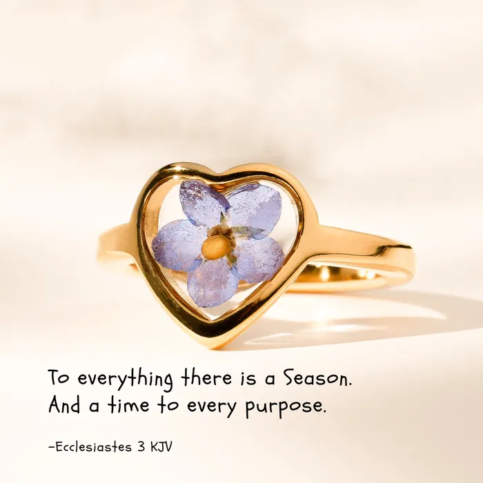 Rings Your Season is here Steel Heart Ring faithbraceletco