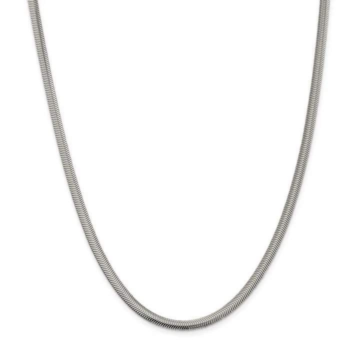Sterling Silver 42mm Flat Oval Snake ChainWBCQFS620 WB Choice Jewelry Rings Sterling Silver 42mm Flat Oval Snake ChainWBCQFS620 WB Choice Jewelry Rings