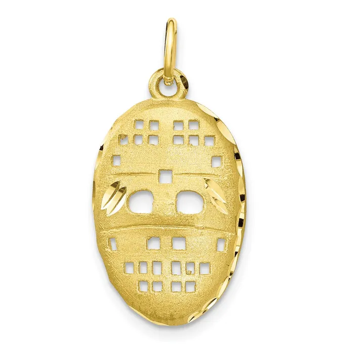 WB Choice Jewelry Charm Necklaces 10k Hockey Mask CharmWBC10C843
