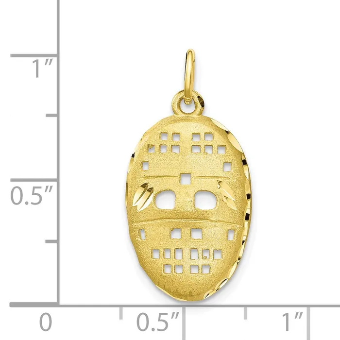 WB Choice Jewelry Charm Necklaces 10k Hockey Mask CharmWBC10C843 WB Choice Jewelry Charm Necklaces 10k Hockey Mask CharmWBC10C843