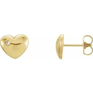 WB Choice Jewelry Earrings 14K Yellow 02 CTW Diamond Heart Earrings861926004PSTWBC WB Choice Jewelry Earrings 14K Yellow 02 CTW Diamond Heart Earrings861926004PSTWBC