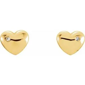 WB Choice Jewelry Earrings 14K Yellow 02 CTW Diamond Heart Earrings861926004PSTWBC WB Choice Jewelry Earrings 14K Yellow 02 CTW Diamond Heart Earrings861926004PSTWBC