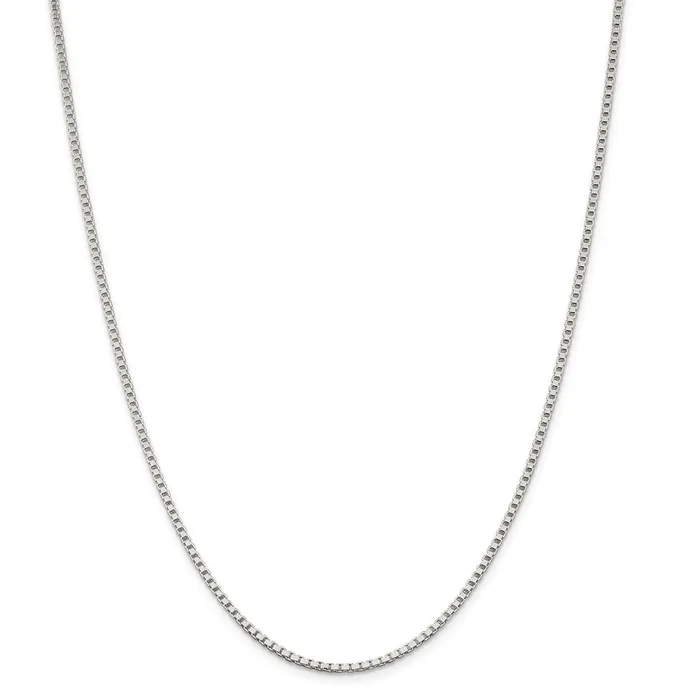WB Choice Jewelry Rings Sterling Silver 2mm Box ChainWBCQBX04036