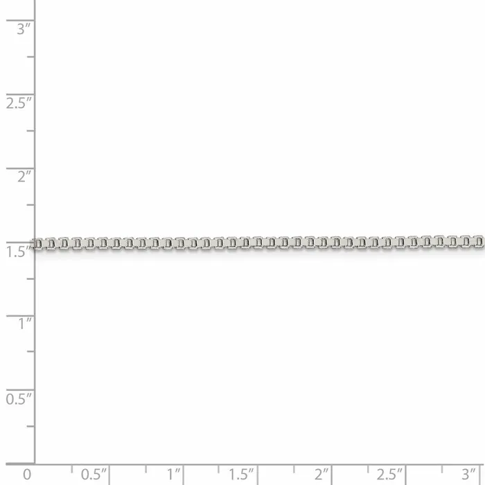 WB Choice Jewelry Rings Sterling Silver 2mm Box ChainWBCQBX04036 WB Choice Jewelry Rings Sterling Silver 2mm Box ChainWBCQBX04036