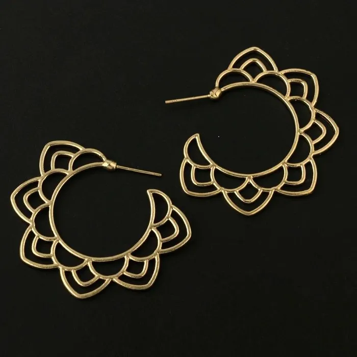 ClaudiaG Flora Gold Earrings Earrings ClaudiaG Flora Gold Earrings Earrings
