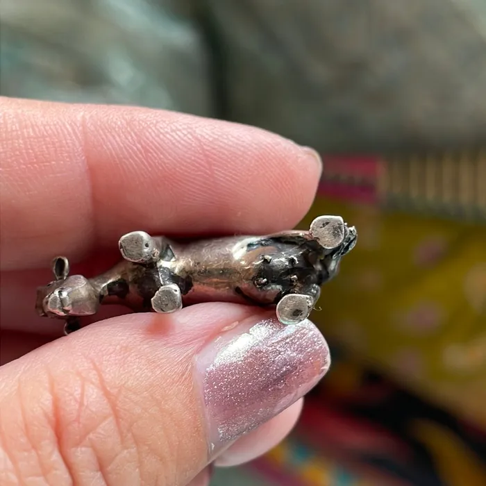 Cow Figure Sterling Silver Vintage Vintage Paris Jewelry Rings Cow Figure Sterling Silver Vintage Vintage Paris Jewelry Rings