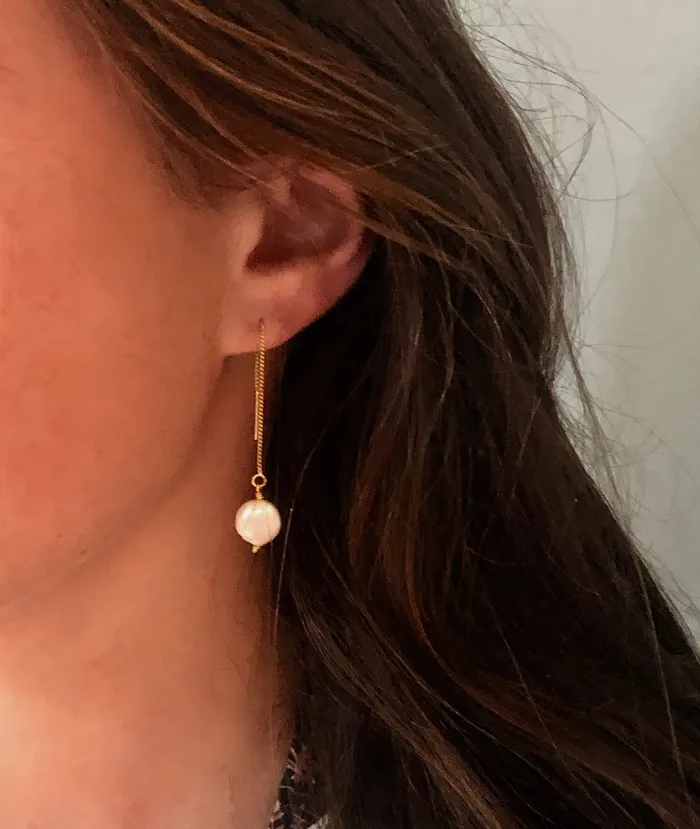 Earrings bubs sass threader dangle earrings