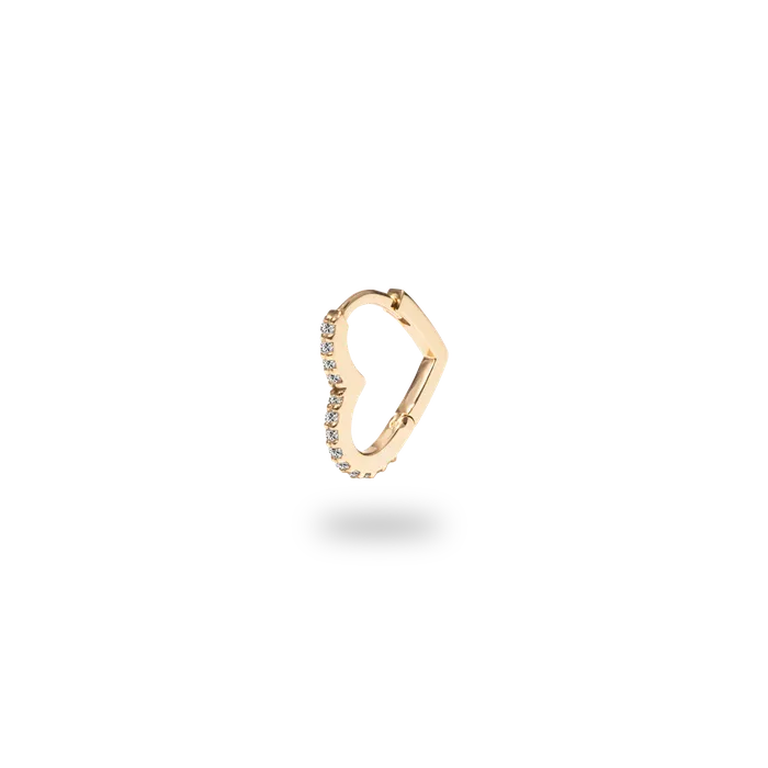 Earrings PRMAL Heart Hoop Earring S