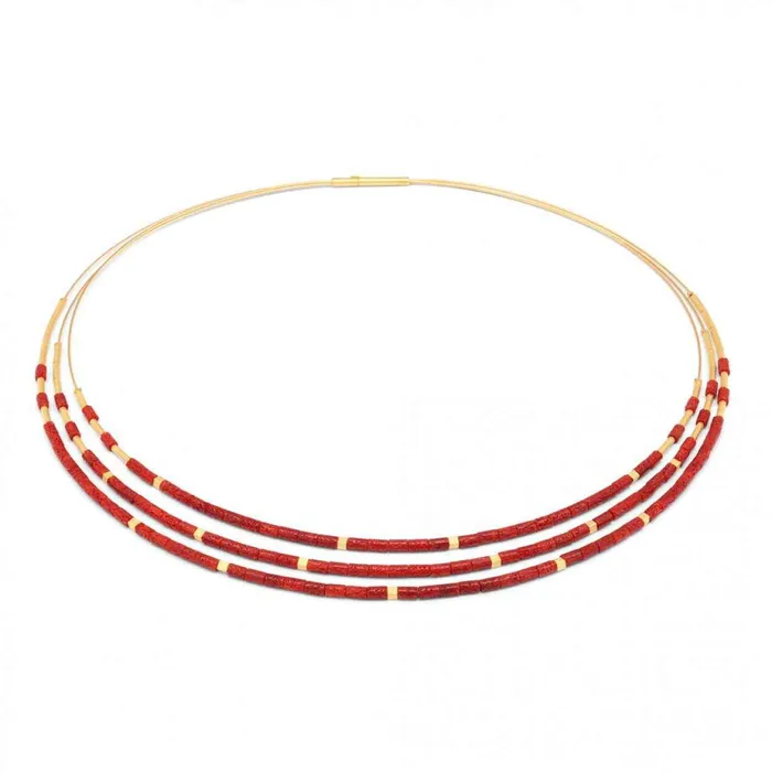 Necklaces Bernd Wolf Cubaleni Coral Necklace