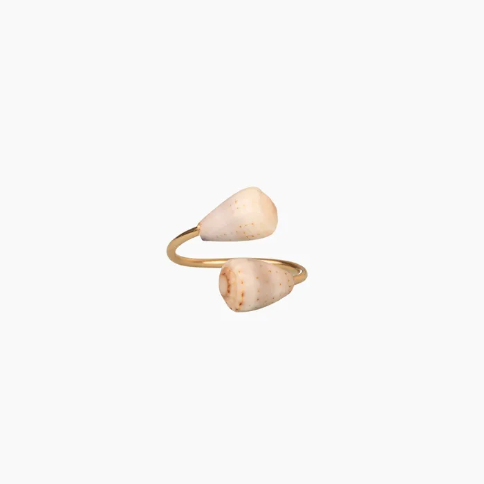 Rings Cone Shell Bypass Ring misha hawaii