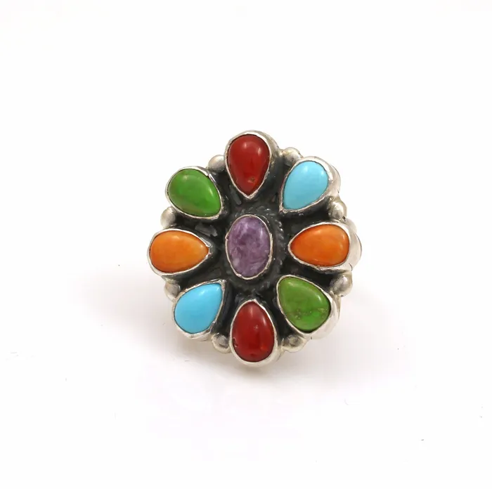 Rings Don Lucas Multistone Cluster Ring