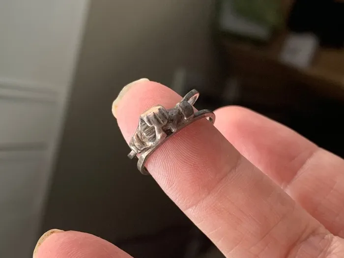 Rings Love Vintage Paris Fede Gimmel Ring Sterling Silver Vintage