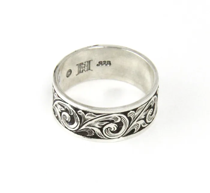 Rings Shane Hendren Oxidized Flourish Ring