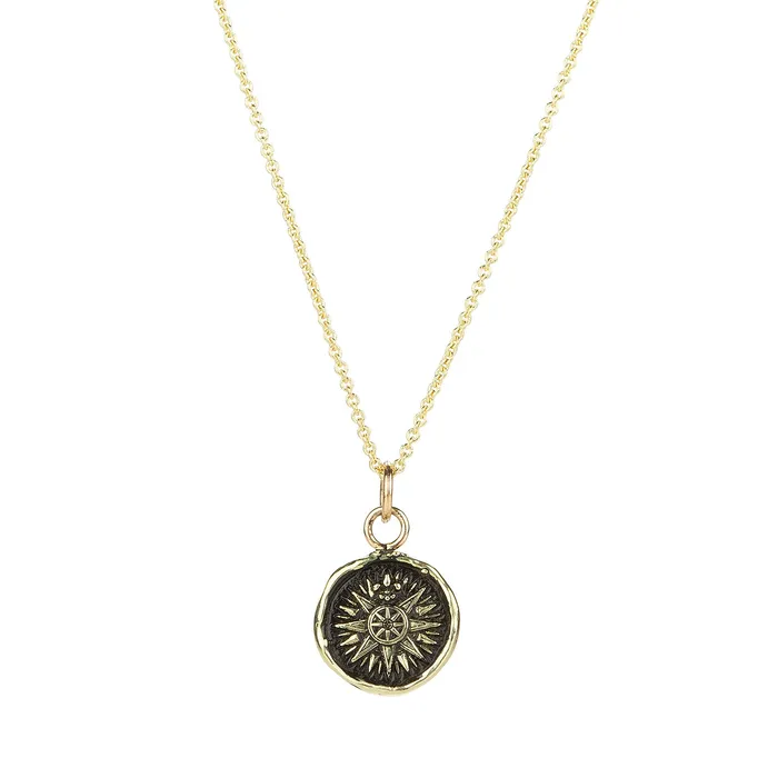 14k Direction Talisman Necklace Pyrrha Necklaces