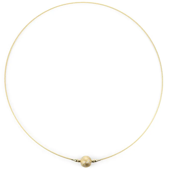Barbara Heinrich Round Clasp Coil Necklace Necklaces