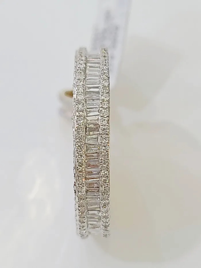 Charm Necklaces 14k Real Yellow Gold And Diamond Circular Charm Pendant 339CT Gold and Diamond