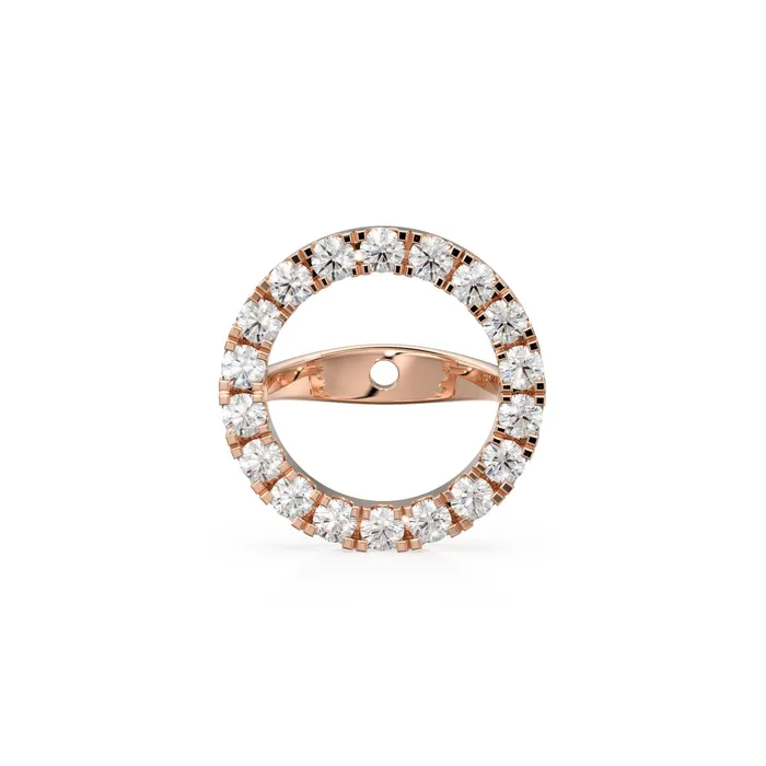 Earrings Jalvi Co Diamond Solid Gold Earring Jacket for 8mm Round Pearl Beads or 1ct Diamond Solid Gold Diamond Earring Findings Earrings Jalvi Co Diamond Solid Gold Earring Jacket for 8mm Round Pearl Beads or 1ct Diamond Solid Gold Diamond Earring Findings
