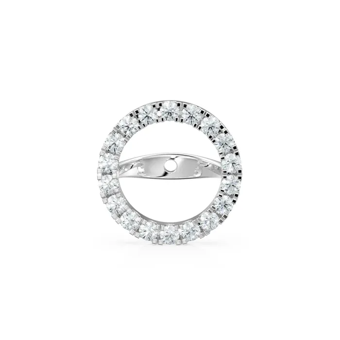 Earrings Jalvi Co Diamond Solid Gold Earring Jacket for 8mm Round Pearl Beads or 1ct Diamond Solid Gold Diamond Earring Findings Earrings Jalvi Co Diamond Solid Gold Earring Jacket for 8mm Round Pearl Beads or 1ct Diamond Solid Gold Diamond Earring Findings