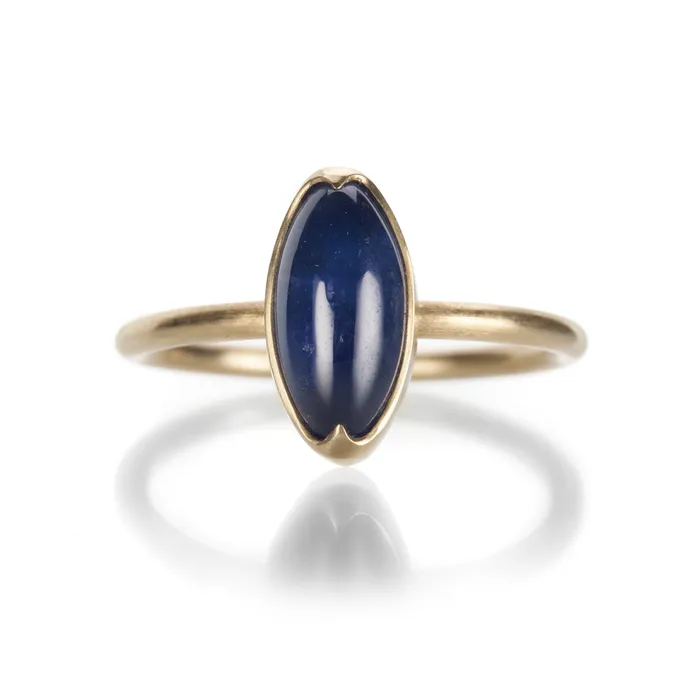Gabriella Kiss Rings Marquise Cabochon Sapphire Ring Gabriella Kiss Rings Marquise Cabochon Sapphire Ring