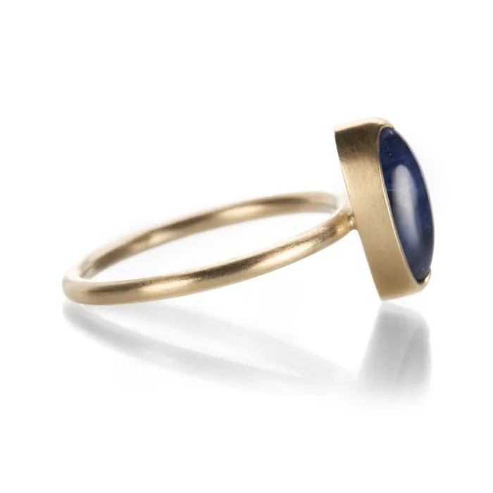 Gabriella Kiss Rings Marquise Cabochon Sapphire Ring Gabriella Kiss Rings Marquise Cabochon Sapphire Ring