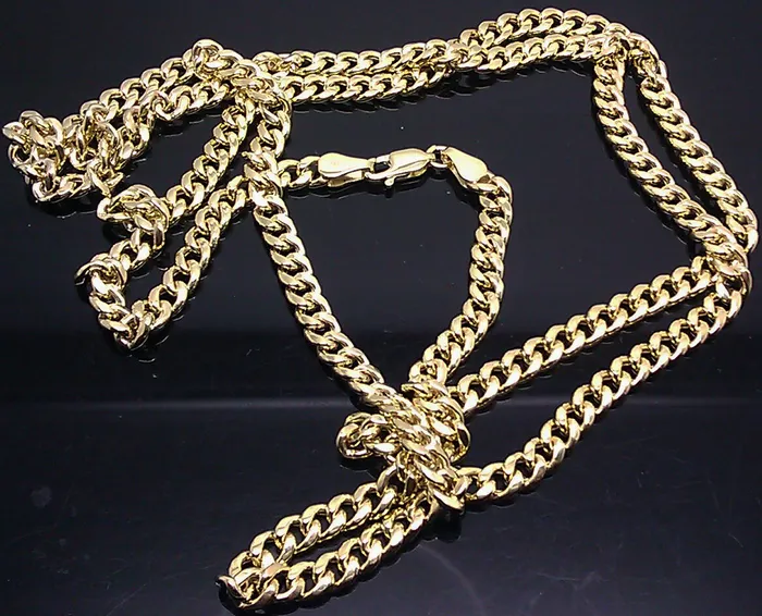 Gold and Diamond Necklaces Real 10K Gold Chain Men women Miami Cuban Link Necklace 28 5mm lobster STRONG Gold and Diamond Necklaces Real 10K Gold Chain Men women Miami Cuban Link Necklace 28 5mm lobster STRONG