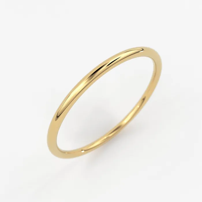 Gold Ring 14K Solid Gold Round Wedding Band 12 MM Yellow Gold Ring Dainty Stacking Ring Simple Delicate Ring Thin wedding band Jalvi Co Rings Gold Ring 14K Solid Gold Round Wedding Band 12 MM Yellow Gold Ring Dainty Stacking Ring Simple Delicate Ring Thin wedding band Jalvi Co Rings
