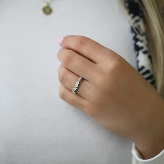 Independent Jewellers 14kt White Gold 050cttw Diamond Band Rings Independent Jewellers 14kt White Gold 050cttw Diamond Band Rings