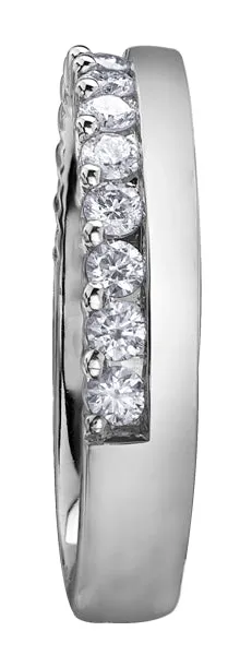 Independent Jewellers 14kt White Gold 050cttw Diamond Band Rings Independent Jewellers 14kt White Gold 050cttw Diamond Band Rings