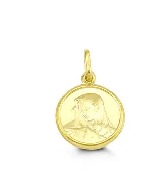 Independent Jewellers Charm Necklaces 10kt Yellow Gold Madonna Charm