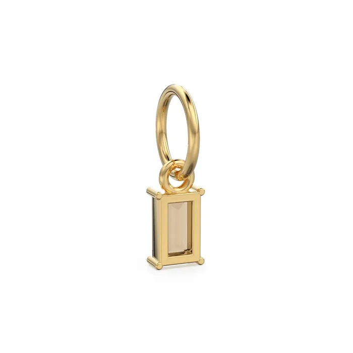 Jalvi Co Charm Necklaces Smoky Quartz TINY Baguette Charm Pendant 14k 18k Solid Gold Pendant Baguette Brown Quartz Pendant Petite Quartz Charm 5x3mm 6x3mm Jalvi Co Charm Necklaces Smoky Quartz TINY Baguette Charm Pendant 14k 18k Solid Gold Pendant Baguette Brown Quartz Pendant Petite Quartz Charm 5x3mm 6x3mm