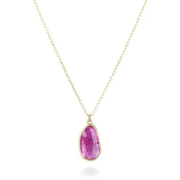 Lola Brooks Ruby Pendant Necklace Necklaces