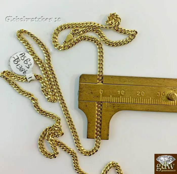 Necklaces Gold and Diamond 10k Gold Jesus Cross Charm Pendant with Miami Cuban Chain in 22 24 26 28 Inch