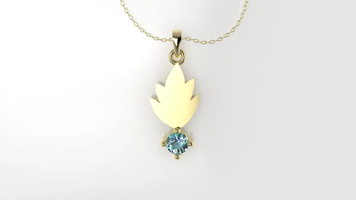 Necklaces JCM DESIGN JEWELRY 14K Pendant with 1 Aquamarine 25mm includes 18 inch Chain fire flame figure Necklaces JCM DESIGN JEWELRY 14K Pendant with 1 Aquamarine 25mm includes 18 inch Chain fire flame figure
