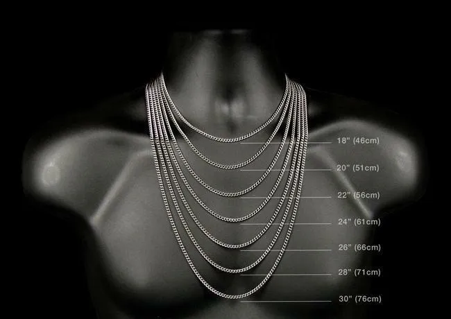 Necklaces REAL 10k Yellow Gold Figaro Link Chain 35mm Necklace 16 26 Lobster 10kt Gold and Diamond
