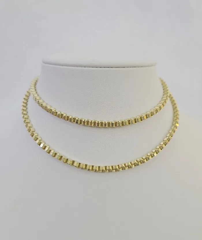 REAL 10k Gold Byzantine Chain Necklace Lobster Clasp 3mm 20 22 24 26 28 30 Globalwatches10 Necklaces REAL 10k Gold Byzantine Chain Necklace Lobster Clasp 3mm 20 22 24 26 28 30 Globalwatches10 Necklaces