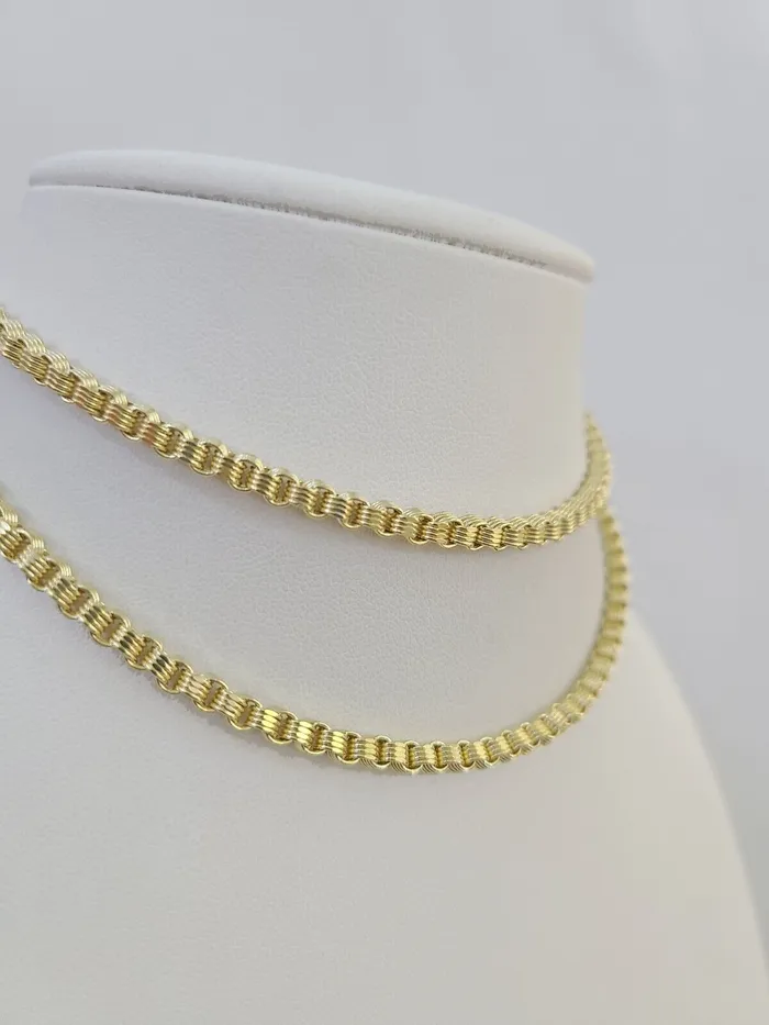 REAL 10k Gold Byzantine Chain Necklace Lobster Clasp 3mm 20 22 24 26 28 30 Globalwatches10 Necklaces