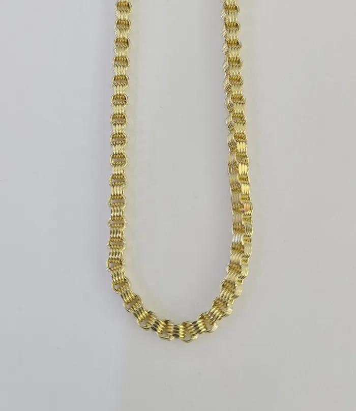 REAL 10k Gold Byzantine Chain Necklace Lobster Clasp 3mm 20 22 24 26 28 30 Globalwatches10 Necklaces