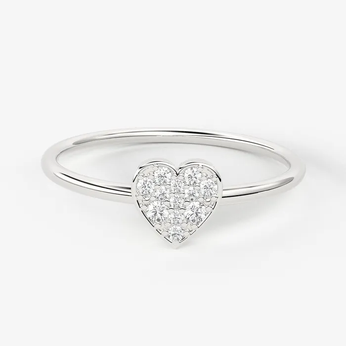 Rings Jalvi Co Heart Diamond Band in 14k Solid Gold Heart Gold Diamond Ring Gold Band White Diamond Ring Milgrain Diamond Wedding Band Rings Jalvi Co Heart Diamond Band in 14k Solid Gold Heart Gold Diamond Ring Gold Band White Diamond Ring Milgrain Diamond Wedding Band