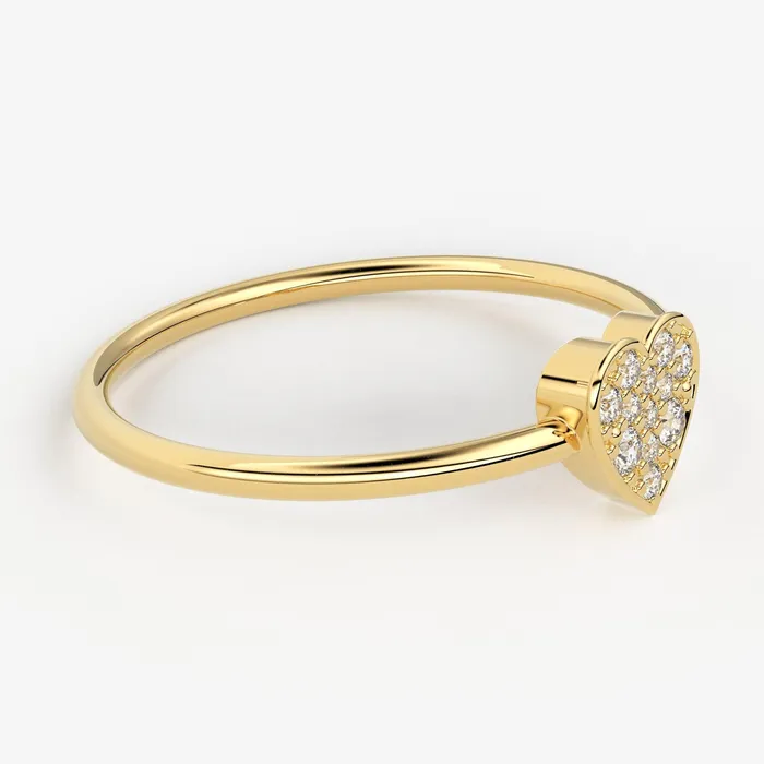 Rings Jalvi Co Heart Diamond Band in 14k Solid Gold Heart Gold Diamond Ring Gold Band White Diamond Ring Milgrain Diamond Wedding Band Rings Jalvi Co Heart Diamond Band in 14k Solid Gold Heart Gold Diamond Ring Gold Band White Diamond Ring Milgrain Diamond Wedding Band
