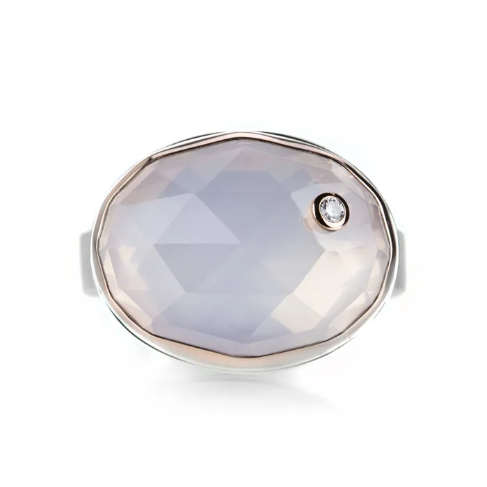 Rings Jamie Joseph Rose Cut Rose Quartz Ring