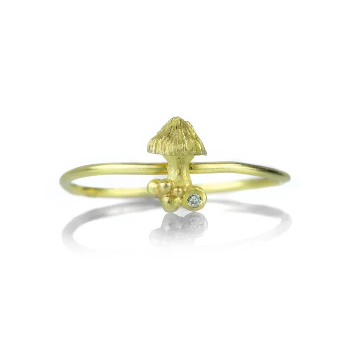 Rings Lene Vibe Mushroom Stacking Ring